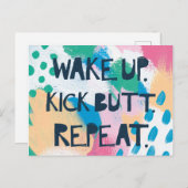 Carte Postale L'inspiration lumineuse IV | réveillent la (Devant / Derrière)