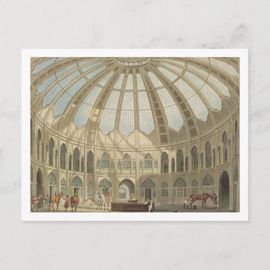 Carte Postale L'Intérieur des Écuries, de 'Vues du Ro (Devant)