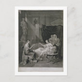 Carte Postale L'interview d'Augustus et de Cléopâtre, gravée (Devant)