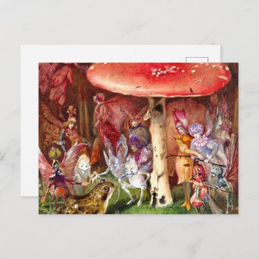 Carte Postale L'intrus John Anster Fitzgerald (Devant / Derrière)