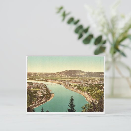 Carte Postale Lintz (Linz), vue générale, Haute-Autriche, A (Debout devant)