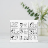 Carte Postale Linus raconte Lucy Elle est Crabby (Debout devant)