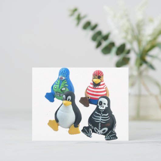 Carte Postale linux (Debout devant)