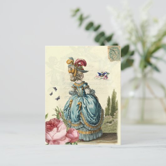 Carte Postale l'invitation (Debout devant)