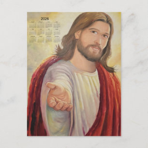 Carte Postale L'Invitation Divine : Jésus Calendrier 2026