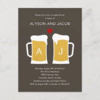 L'invitation parfaite du Wedding shower Brew