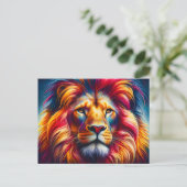 Carte Postale Lion (Debout devant)