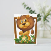 Carte Postale Lion (Debout devant)