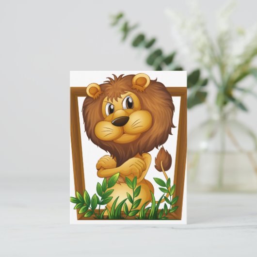 Carte Postale Lion (Debout devant)
