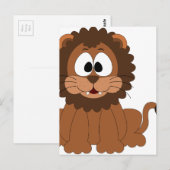 Carte Postale Lion (Devant / Derrière)