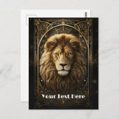 Carte Postale Lion (Devant / Derrière)