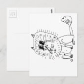 Carte Postale Lion (Devant / Derrière)