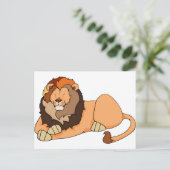Carte postale Lion (Debout devant)
