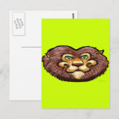 Carte Postale Lion (Devant / Derrière)