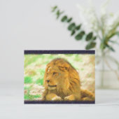 Carte postale Lion (Debout devant)