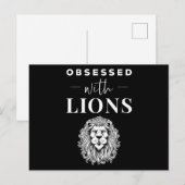 Carte Postale Lion (Devant / Derrière)