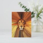 Carte Postale Lion Abstrait (Debout devant)