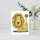 Carte Postale Lion amical (Debout devant)