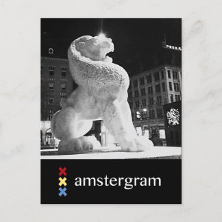Carte Postale Lion Amstergram
