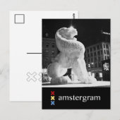 Carte Postale Lion Amstergram (Devant / Derrière)