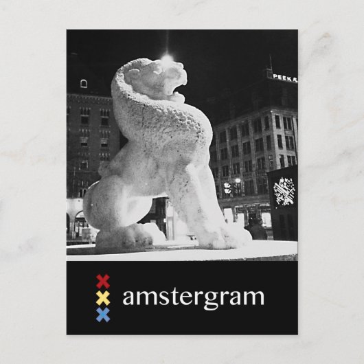 Carte Postale Lion Amstergram (Devant)