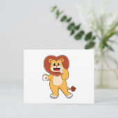 Carte Postale Lion au cœur (Debout devant)