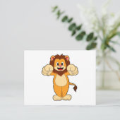 Carte Postale Lion aux grandes Griffes (Debout devant)