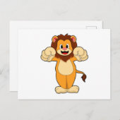 Carte Postale Lion aux grandes Griffes (Devant / Derrière)