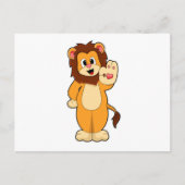 Carte Postale Lion avec Mane (Devant)
