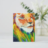 Carte Postale Lion brillant (Debout devant)