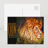 Carte Postale Lion [Carte postale] (Devant / Derrière)
