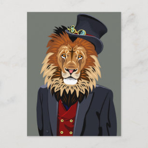 Carte Postale Lion classique