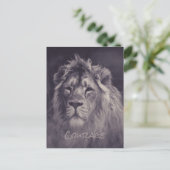 Carte Postale Lion Courage Roi de la Jungle (Debout devant)
