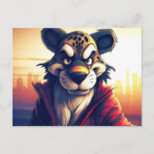 Carte Postale Lion Cute (Devant)