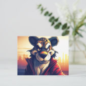 Carte Postale Lion Cute (Debout devant)