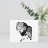 Carte Postale Lion de marche (Debout devant)