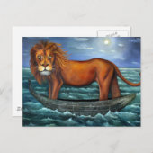 Carte Postale Lion de mer (Devant / Derrière)