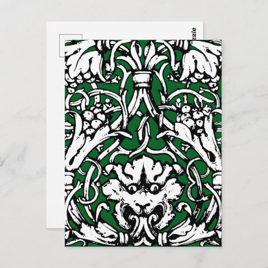 Carte Postale Lion de nouage du début du XXe siècle (Devant / Derrière)