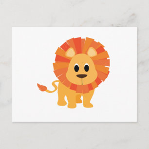 Carte Postale Lion doux