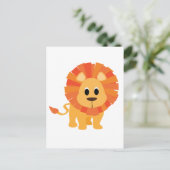Carte Postale Lion doux (Debout devant)