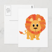 Carte Postale Lion doux (Devant / Derrière)
