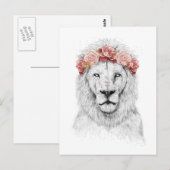 Carte Postale Lion du Festival (Devant / Derrière)