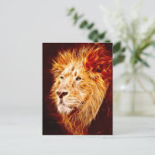 Carte Postale Lion élémentaire (Debout devant)