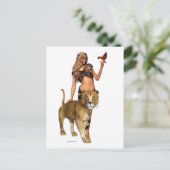 Carte Postale Lion Girl (Debout devant)