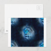 Carte Postale lion leo (Devant / Derrière)