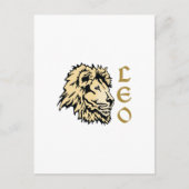 CARTE POSTALE LION LEO ZODIAC (Devant)