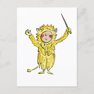 Carte Postale Lion Maestro
