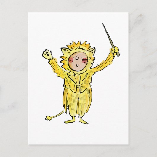 Carte Postale Lion Maestro (Devant)