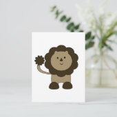 Carte Postale Lion mignon (Debout devant)