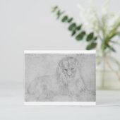 Carte Postale Lion par Albrecht Durer (Debout devant)